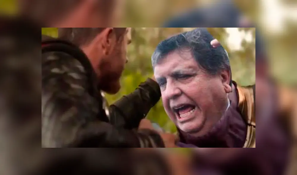 Facebook: Recrean caso Alan García con famosa escena de Avengers Infinity War [FOTOS]