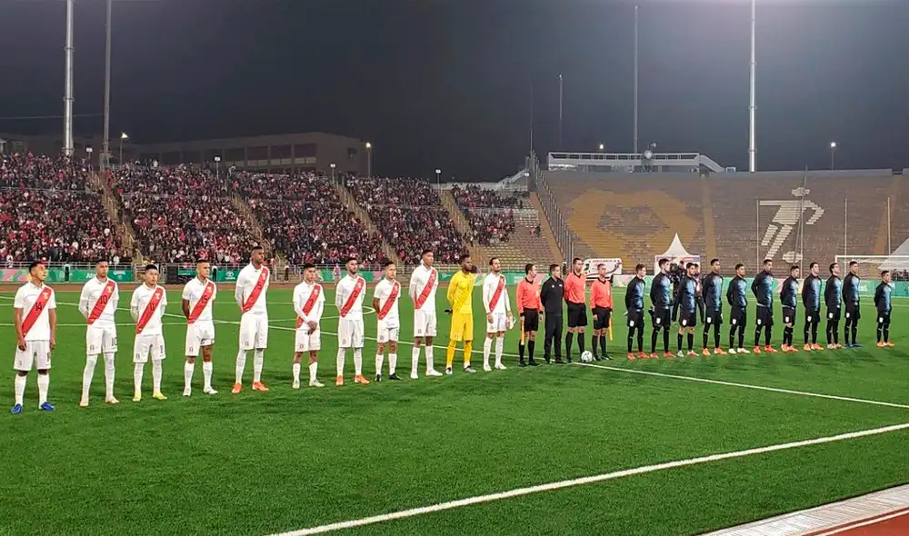 Darwin Núñez le anotó el primer gol a la selección peruana de fútbol masculino en los Juegos Panamericanos 2019. | Foto: @Uruguay