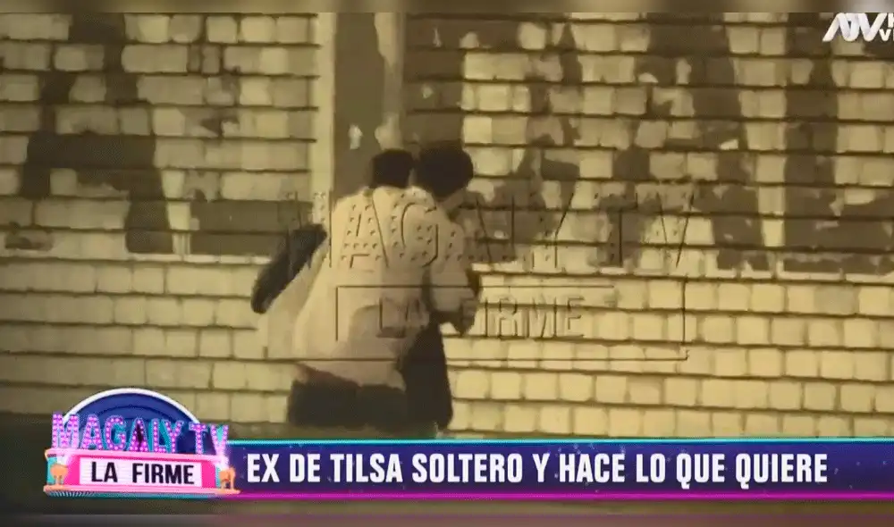 Ex de Tilsa Lozano fue captado en estado de ebriedad junto a acompañante