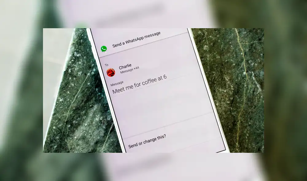 WhatsApp: descubre cómo enviar mensajes sin tocar tu teléfono con Google Assistant WhatsApp: descubre cómo enviar mensajes sin tocar tu teléfono con Google Assistant
