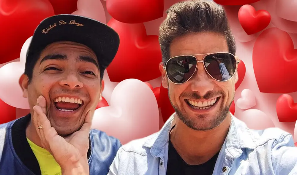 Nicolás Wiese "retoma su relación" con Erick Elera por San Valentín. Foto: Composición.