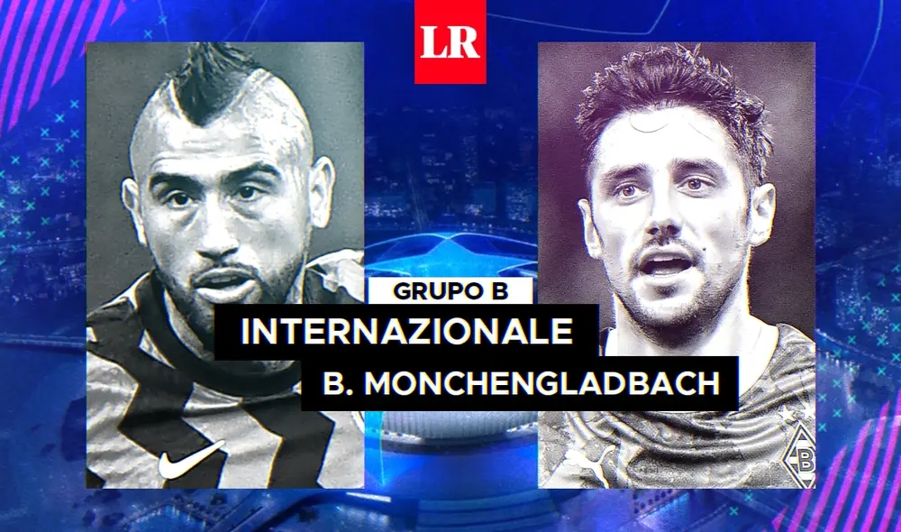 Inter y Borussia Monchengladbach se enfrentan en Milan por la Champions League. Foto: Composición de Gerson Cardoso/La República Inter y Borussia Monchengladbach se enfrentan en Milan por la Champions League. Foto: Composición de Gerson Cardoso/La República
