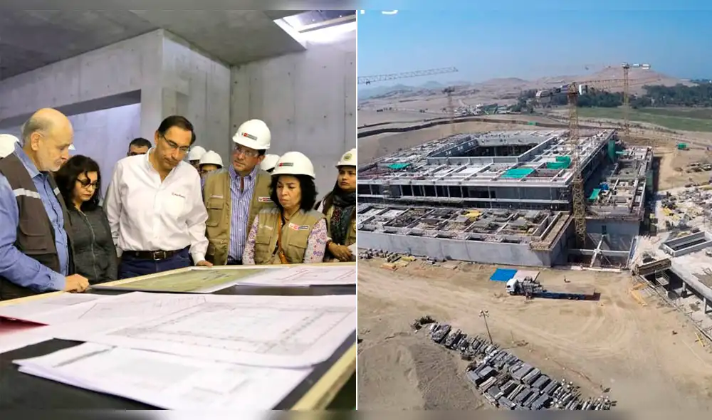 Martín Vizcarra supervisó avances de construcción del Museo Nacional del Perú