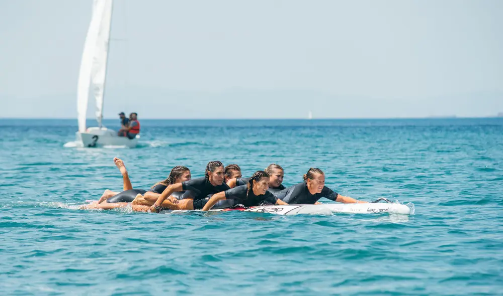 Experiencia. Todas las nadadoras del equipo Cap Optimist son deportistas de talla mundial. Foto: Jérémie Gabrien