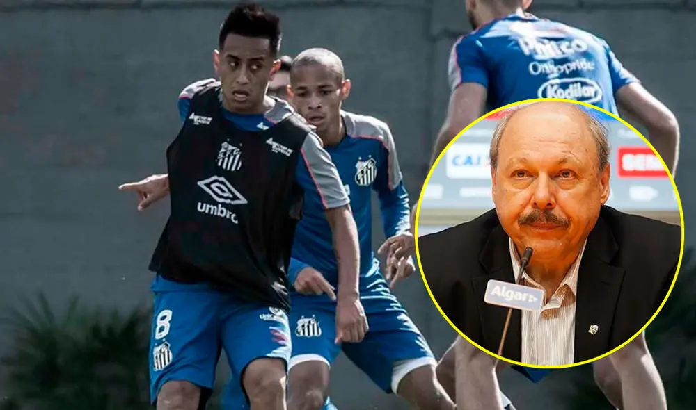 Presidente del Santos FC se refirió a la continuidad de Christian Cueva. | Foto: @SantosFC Presidente del Santos FC se refirió a la continuidad de Christian Cueva. | Foto: @SantosFC