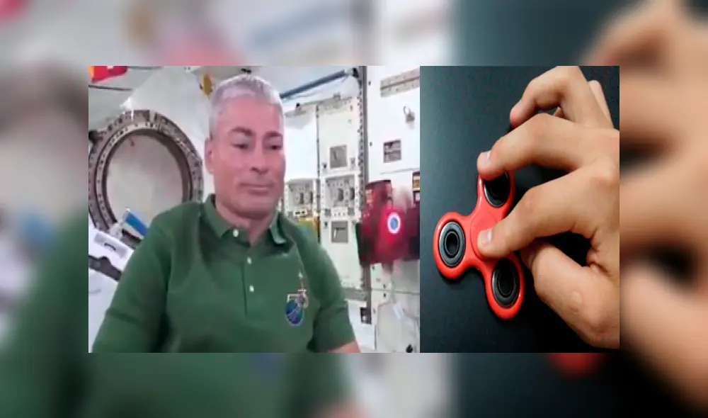 Twitter: Astronautas llevan un 'spinner' al espacio y realizan divertidas acrobacias [VIDEO]