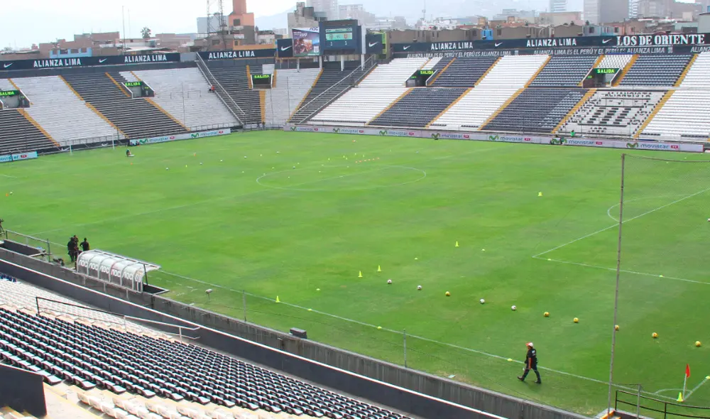 Así luce el campo de Matute en la antesala del Alianza Lima vs. Binacional por la Final de la Liga 1.