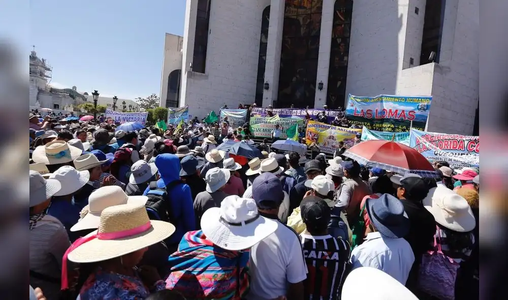 Protesta en Arequipa