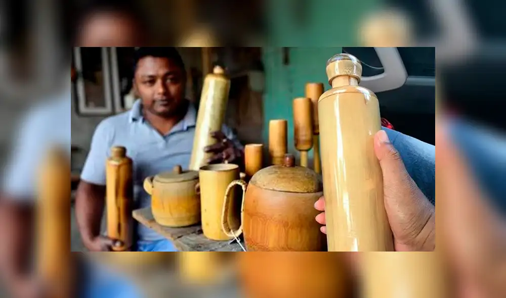 Botella de bambú Botella de bambú