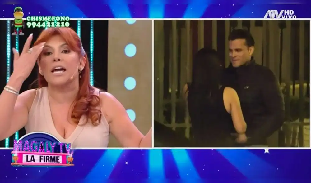 La conductora mostró en exclusiva los polémicos audios del cumbiambero.