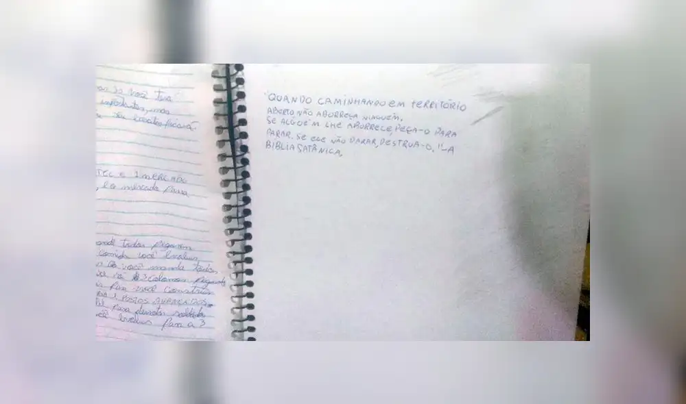 Masacre en Brasil: encuentran cuadernos de los autores del tiroteo [FOTOS]