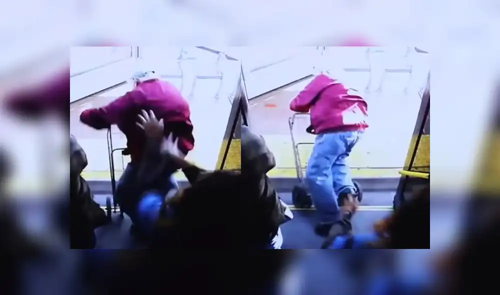 Mujer empujó de bus y mató a anciano que le pidió no insultar a pasajeros