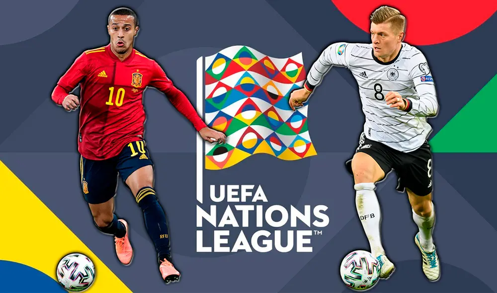 España vs Alemania EN VIVO por la Liga de Naciones. Foto: Composición España vs Alemania EN VIVO por la Liga de Naciones. Foto: Composición