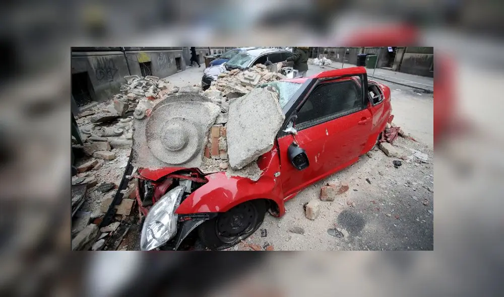Las primeras imágenes del terremoto que azotó Croacia en plena cuarentena Las primeras imágenes del terremoto que azotó Croacia en plena cuarentena