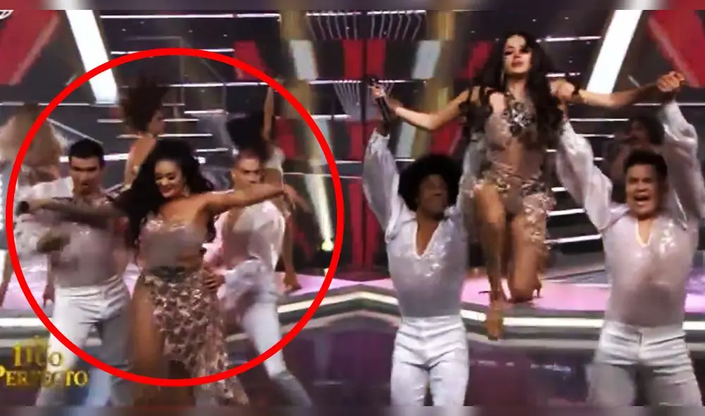 Bailarín no pudo cargar a Michelle Soifer durante presentación en “El dúo perfecto” Bailarín no pudo cargar a Michelle Soifer durante presentación en “El dúo perfecto”