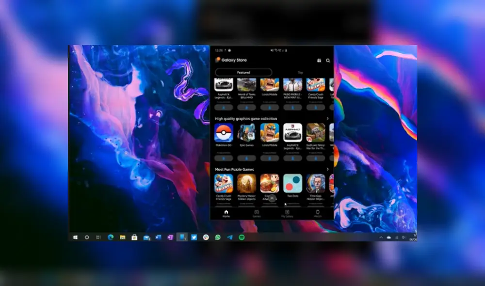 ¿Correr aplicaciones de Android en Windows 10? Ya es posible con Your Phone. Imagen: Windows Central.