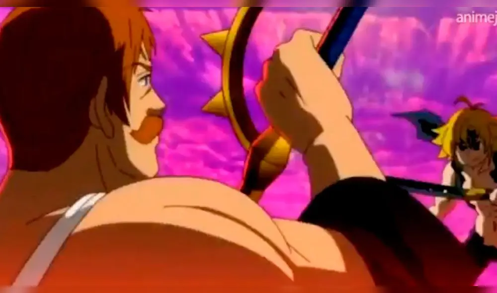 El capítulo 12 de la tercera temporada dio comienzo a la épica batalla entre Meliodas y Escanor. Foto: Captura El capítulo 12 de la tercera temporada dio comienzo a la épica batalla entre Meliodas y Escanor. Foto: Captura