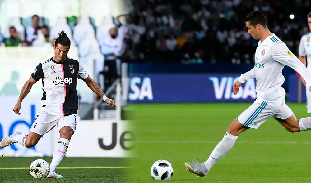 Cristiano Ronaldo convirtió su primer gol de tiro libre con la Juventus. (FOTO: AFP/Composición La República).