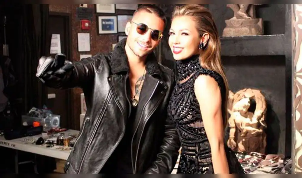 Maluma y Thalía  Foto: Facebook