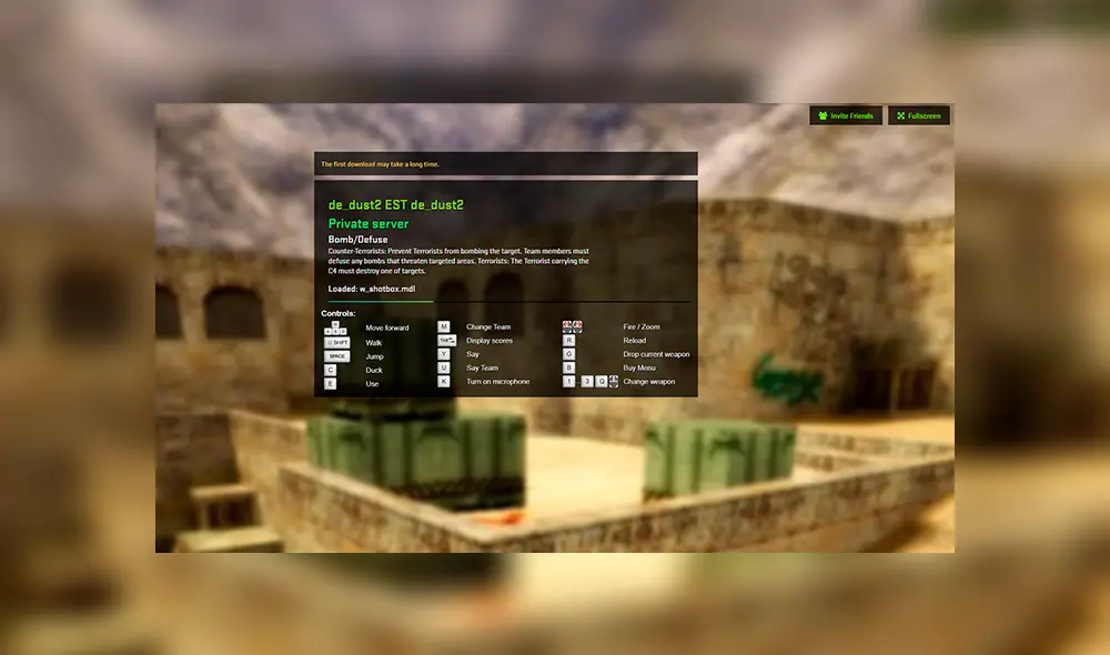 La primera vez que ingreses al enlace, tendrás que esperar un aproximado de 2 minutos.