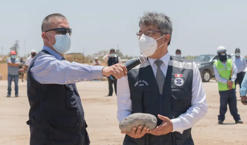 Galdós participó en el inicio de obra del mejoramiento del puesto de salud Los Olivos. Foto: GRT
