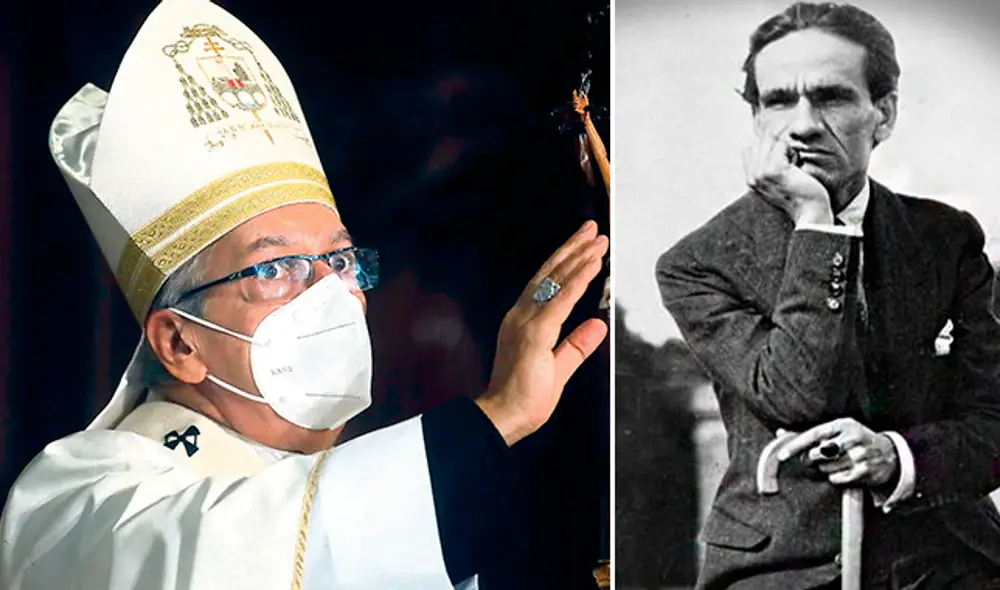 Arzobispo de Lima vuelve a demostrar su gusto por la poesía de César Vallejo, esta vez con tema musical. (Foto Composición)