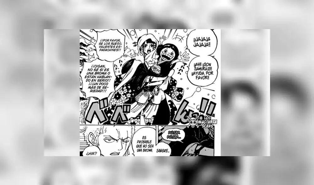 One Piece manga 937: ¡Zoro vs Gyukimaru y Kamazu! El espadachín en problemas