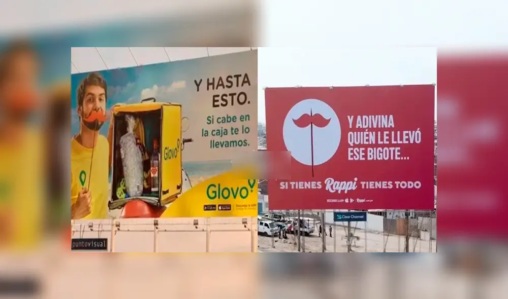 Glovo y Rappi, guerra de marcas en publicidad.