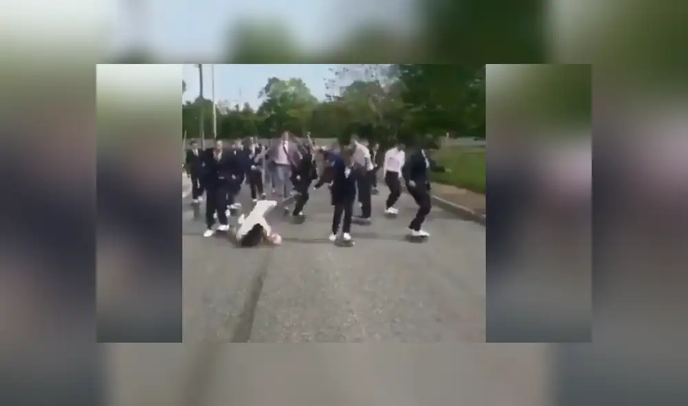 Facebook viral: Chica realiza boda extrema sobre ruedas, se tropieza y pasa vergüenza [VIDEO] 