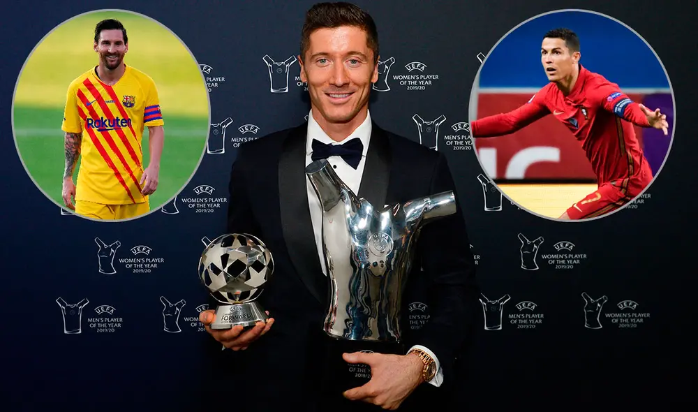 Robert Lewandowski fue elegido como el mejor jugador de la pasada edición de la Champions League. | Fotos: AFP