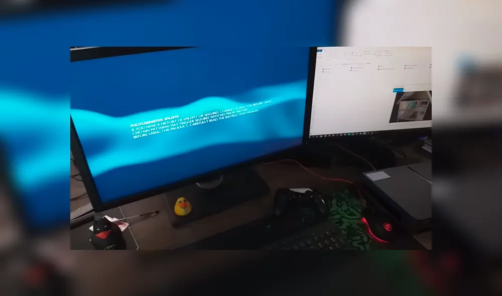 El video se compartió en redes sociales, muchas veces como una "filtración de la pantalla de inicio de PS5".