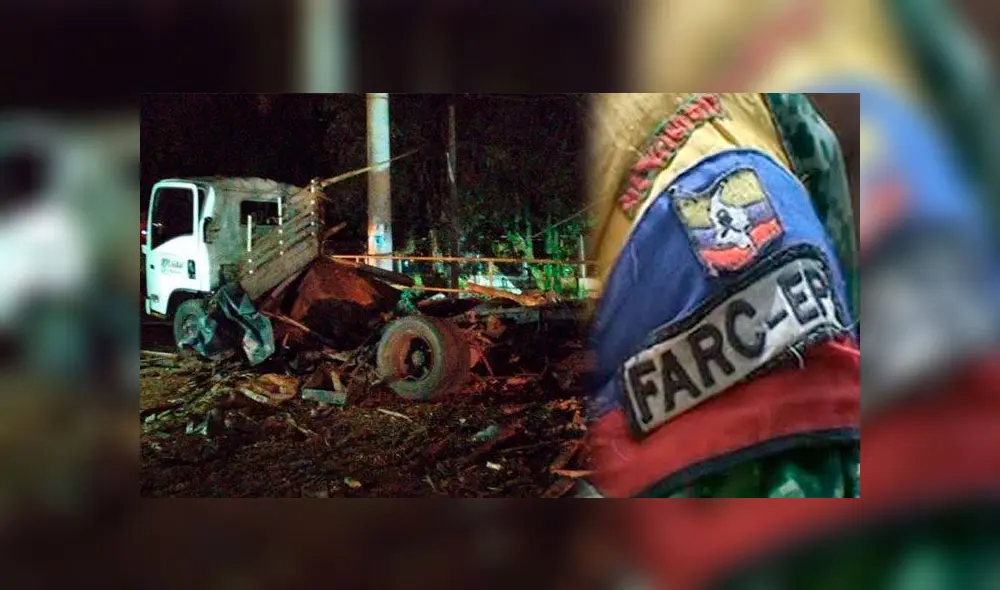 Atentado en el Cauca fue perpetrado por disidentes de las FARC, aseguran autoridades. Foto: Composición