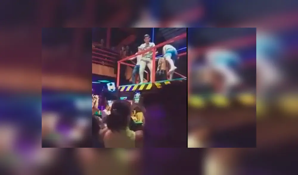 Vía Facebook. Joven quiso demostrar sus dotes artísticos desde un pequeño balcón de discoteca, sin imaginar que todo se saldría de control Vía Facebook. Joven quiso demostrar sus dotes artísticos desde un pequeño balcón de discoteca, sin imaginar que todo se saldría de control