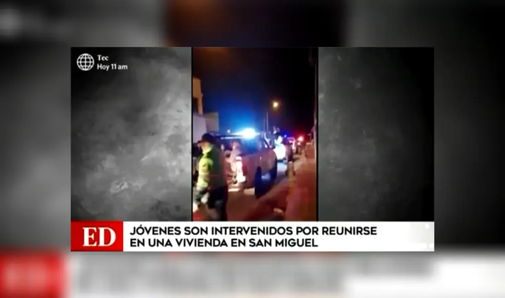 Serenos y policías sorprendieron a jóvenes que incumplian las normas de bioseguridad contra la COVID-19. / Créditos: Captura de pantalla América Tv Serenos y policías sorprendieron a jóvenes que incumplian las normas de bioseguridad contra la COVID-19. / Créditos: Captura de pantalla América Tv