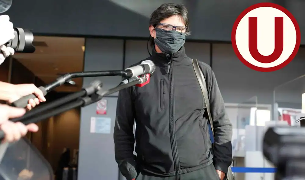 Ángel Comizzo llegó este viernes a Lima y pasará cuarentena en un hotel de San Isidro.| Foto: Antonio Melgarejo