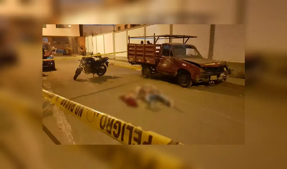 Un asesinato se registro en Los Olivos, cerca a condominios Tomas Valle. (Foto: Difusión)