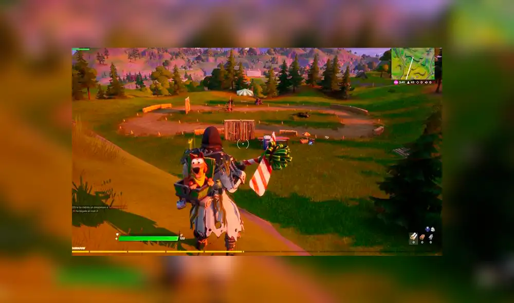 Carrera de Cortacésped, Fortnite Temporada 2. Captura: Hobbyconsolas. Carrera de Cortacésped, Fortnite Temporada 2. Captura: Hobbyconsolas.