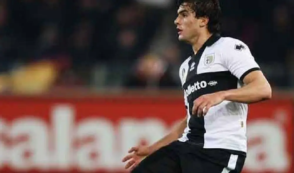 Álvaro Ampuero jugó con el Parma en la Serie A de Italia.