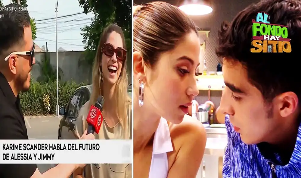 Alessia y Jimmy se conocieron en los primeros capítulos de "Al fondo hay sitio". Con el paso de los episodios, la relación entre ambos parece haber cambiado. Foto: composición LR/capturas de América TV