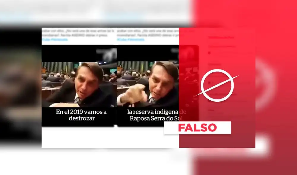 La grabación de Jair Bolsonaro, sin subtítulos, sí es real.