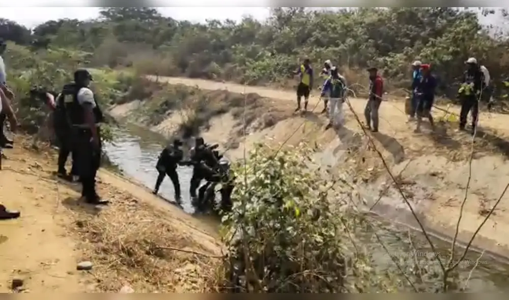 El suceso se registró en el canal internacional en el distrito de Aguas Verdes, provincia de Zarumilla. El suceso se registró en el canal internacional en el distrito de Aguas Verdes, provincia de Zarumilla.