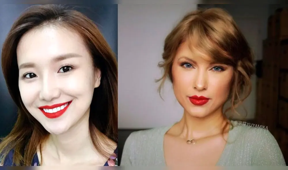 Mujer luce idéntica a Michael Jackson, Taylor Swift y otros artistas usando maquillaje 
