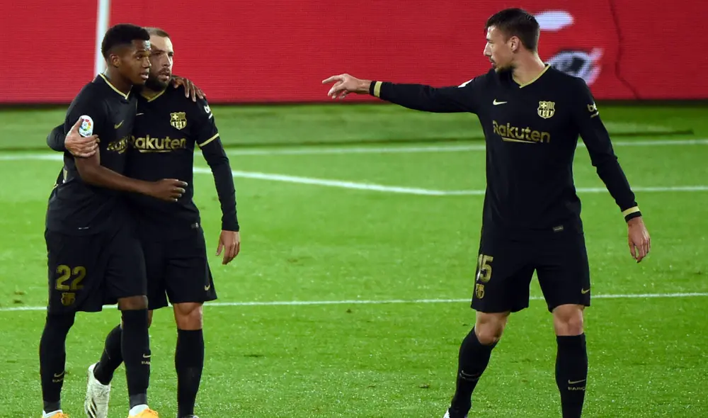 Ansu Fati abrió el marcador para el FC Barcelona. Foto: AFP Ansu Fati abrió el marcador para el FC Barcelona. Foto: AFP