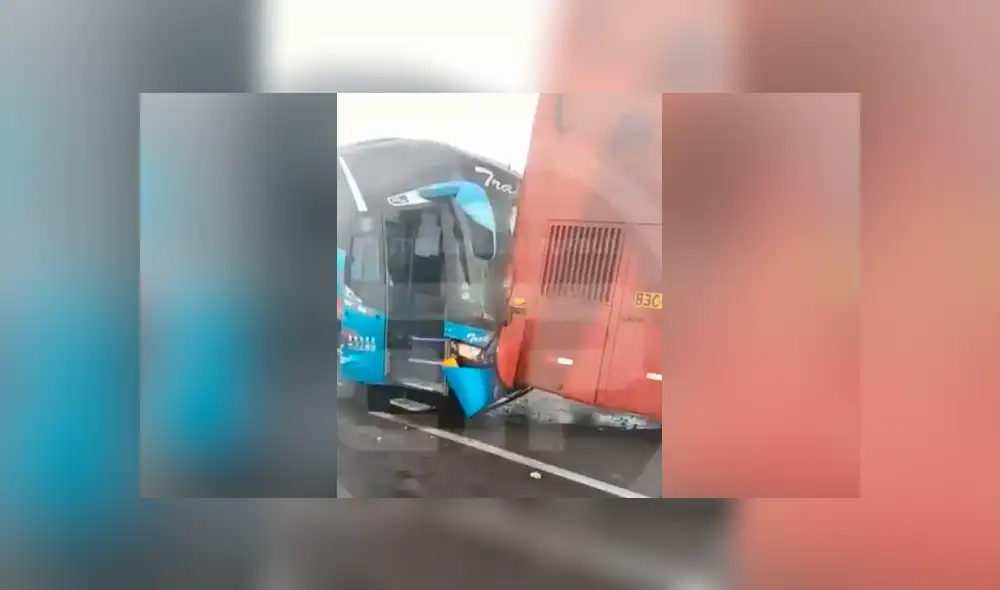 Ancón: Choque de buses en variante del Pasamayo deja seis heridos 