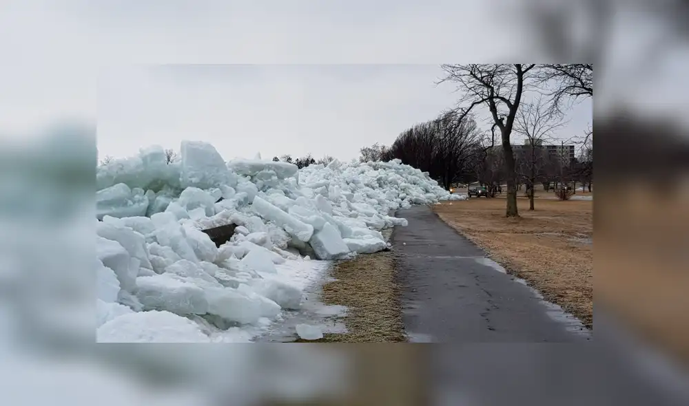 Sorprendente "Tsunami de hielo" llega a Estados Unidos y causa alarma en el mundo [VIDEOS]