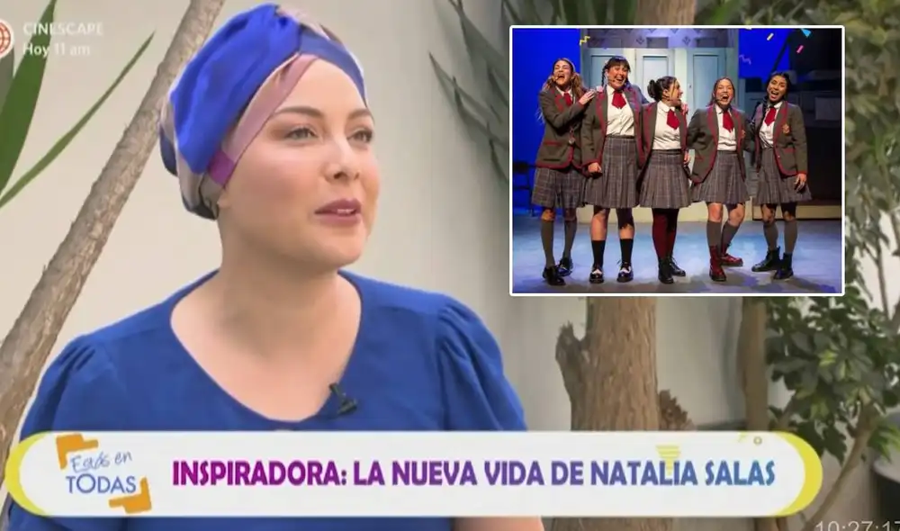 Natalia Salas habló sobre su regreso al teatro. Foto: captura de América TV