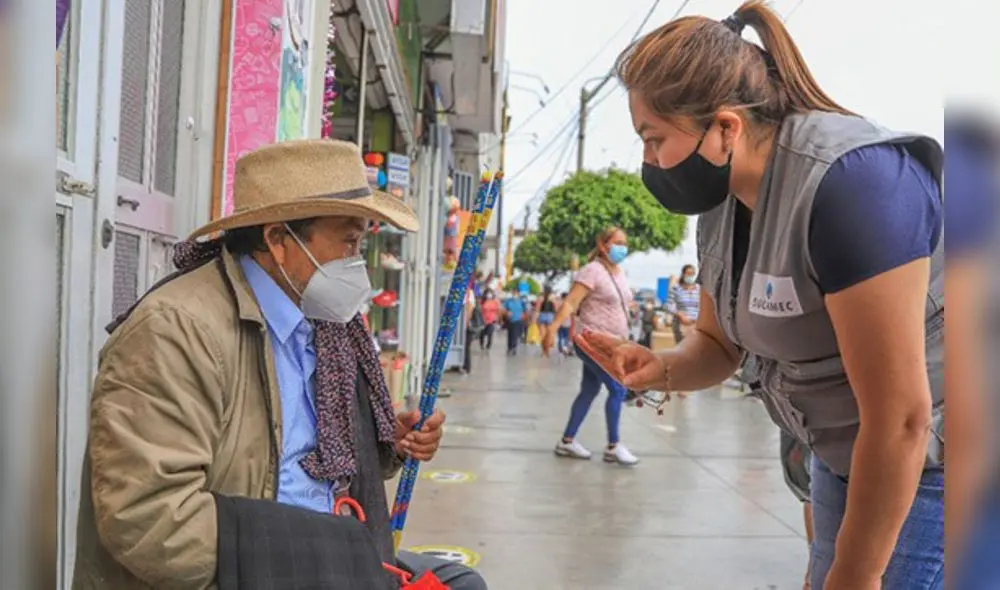 En el marco de la campaña “El mejor regalo es cuidarnos, en estas fiestas cuídate del covid-19 y de la pirotecnia ilegal”. Foto: Sucamec