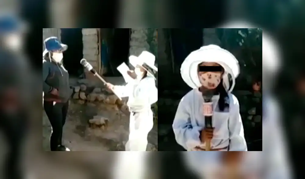 Niña asombró con la interpretación de una reportera de América Noticias para cumplir con tarea escolar. Foto: Captura/América Noticias Niña asombró con la interpretación de una reportera de América Noticias para cumplir con tarea escolar. Foto: Captura/América Noticias