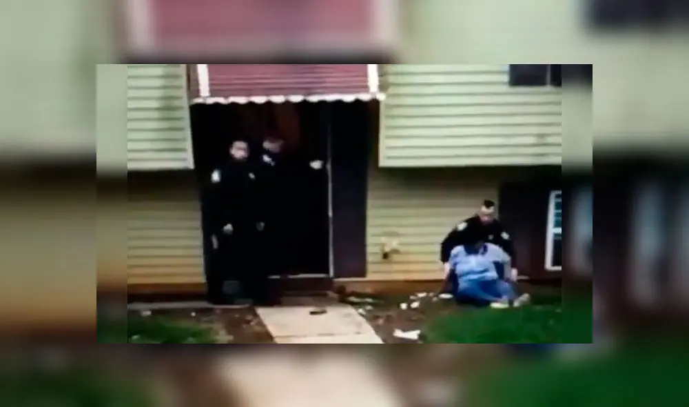 La mujer fue detenida luego del incidente. Fuente: captura de pantalla.