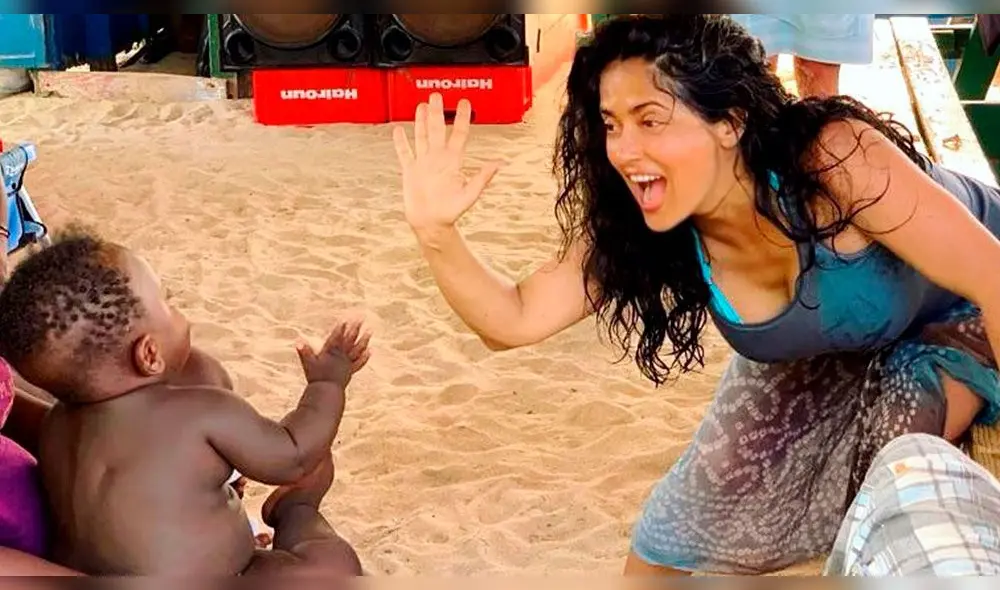 La actriz compartió una foto en sus redes, causando la reacción del cantante Lenny Kravitz